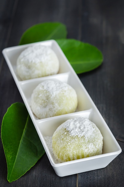 Daifuku mochi japans dessert Premium Foto