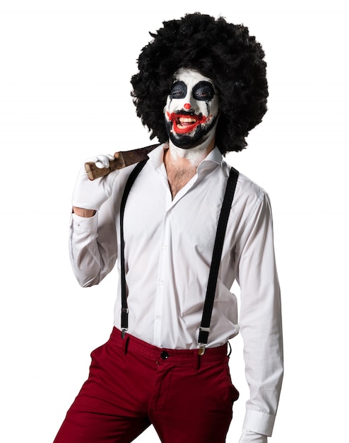 Killer Clown Met Mes Gratis Foto