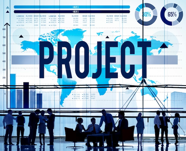 Projectplan programma activiteit oplossing strategie concept Gratis Foto
