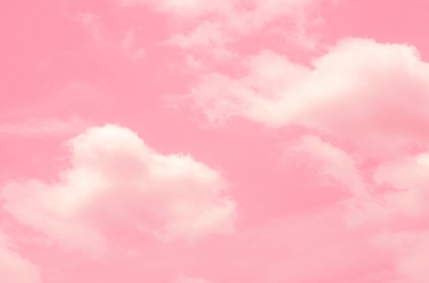 Roze hemel met vage patroonachtergrond Premium Foto