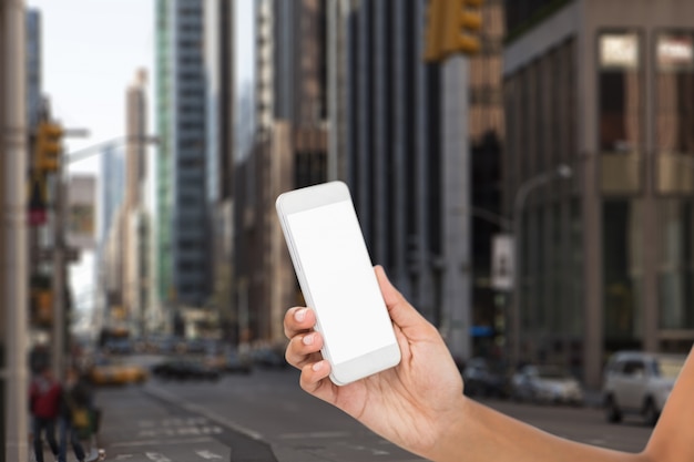 Smartphone met een leeg scherm Gratis Foto