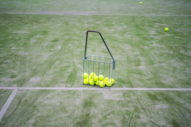 Tennisattributen, ballen Gratis Foto