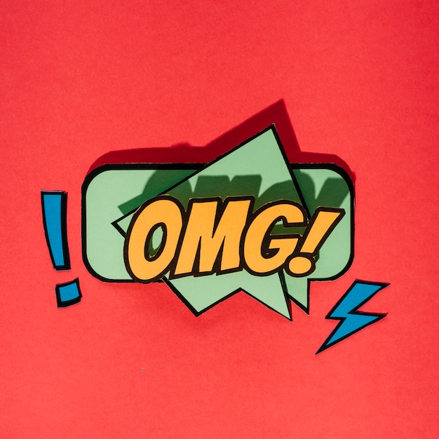 Vector heldere beeldverhaalillustratie in retro pop-artstijl Gratis Foto