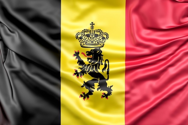 Vlag Van België Met Ensign | Gratis Foto