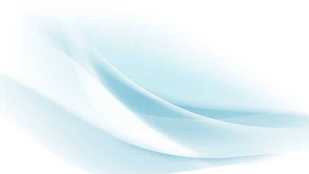 Abstract blauw golvend met wazig licht gebogen achtergrond Premium Vector