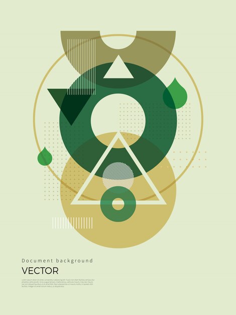 Abstract geometrisch ontwerp als achtergrond Premium Vector
