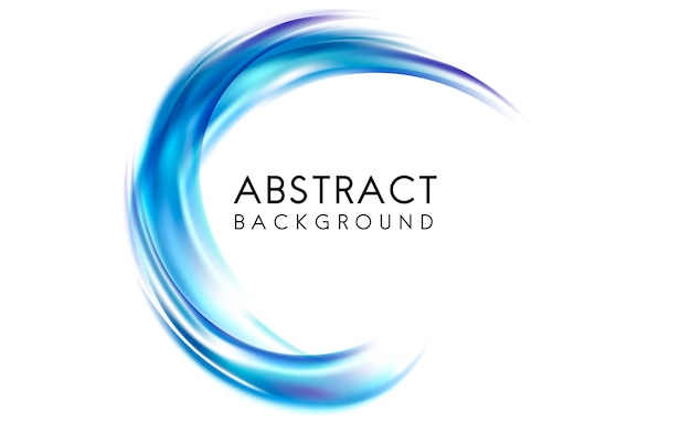 Abstract ontwerp als achtergrond in blauw Gratis Vector