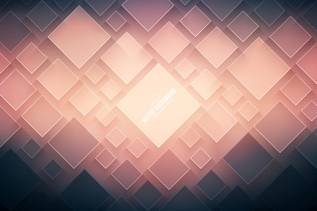 Abstract vector technologie achtergrond. technologische 3d geometrische structuur Premium Vector