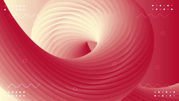 Abstracte achtergrond met 3d vloeiende vormen Premium Vector