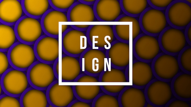 Abstracte achtergrond met kleurrijke afgeronde vormen Premium Vector