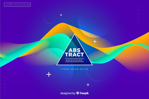 Abstracte achtergrond Gratis Vector