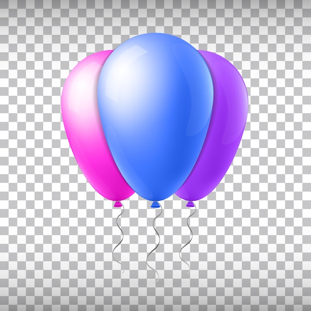 Abstracte creatief concept vector vlucht ballon met lint. voor web- en mobiele toepassingen geïsoleerd op de achtergrond, kunst illustratie sjabloonontwerp, zakelijke infographic en sociale media pictogram Premium Vector