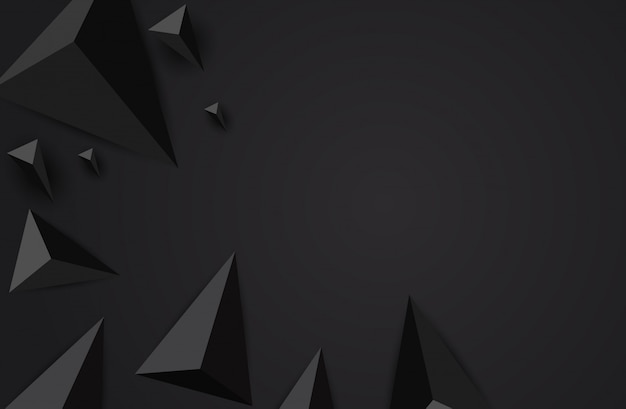 Abstracte driehoek achtergrond. Premium Vector