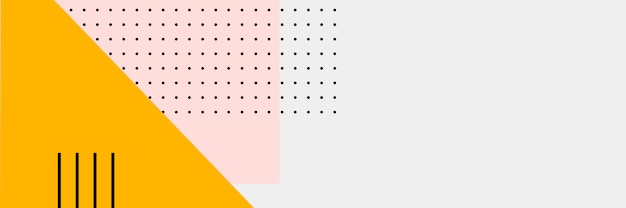 Abstracte kleurrijke banner Gratis Vector