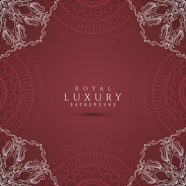 Abstracte luxe mooie decoratieve achtergrond Gratis Vector