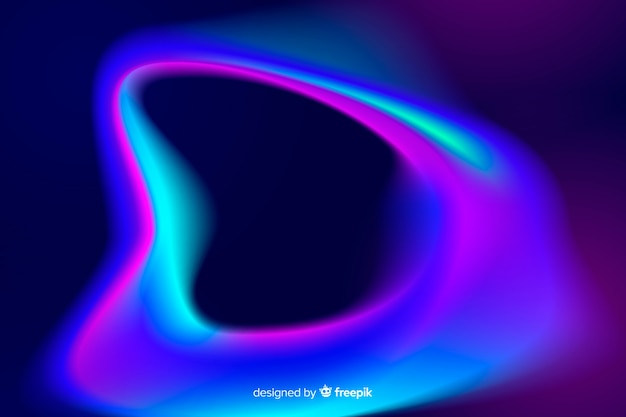 Abstracte noorderlichtachtergrond Gratis Vector