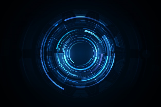 Abstracte technologie achtergrond hitech communicatie concept innovatie achtergrond Premium Vector