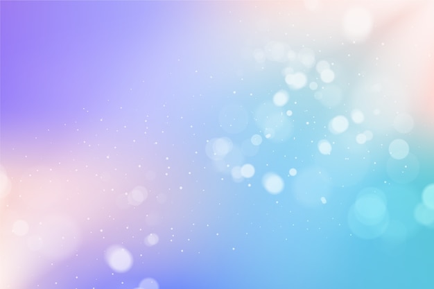 Achtergrond bokeh effect gradiënt Gratis Vector