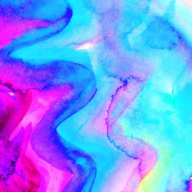 Aquarel abstracte achtergrond kleurrijke splatter Premium Vector
