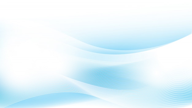 Blauwe golf abstracte achtergrond Premium Vector
