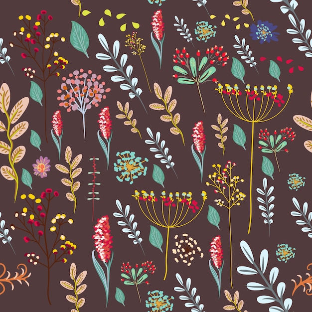 Bloemengroetkaart goede vibes met kleurrijke pastelkleurbloemen Gratis Vector