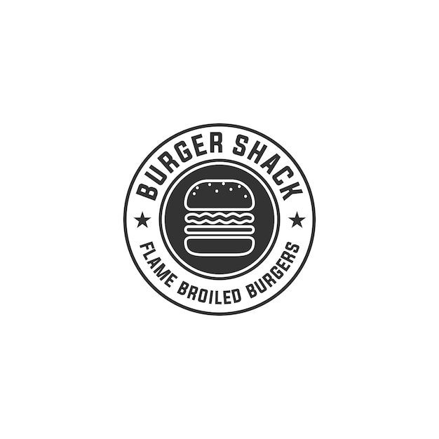 Burger logo | Premium Vector