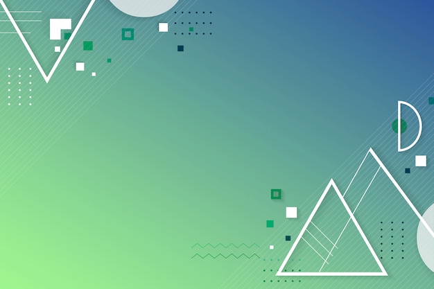 Creatieve geometrisch ontwerpruimte Gratis Vector