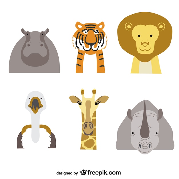 Download Dieren pakken | Gratis Vector