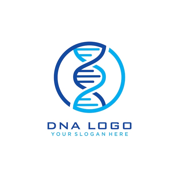 Dna Logo Premium Vector