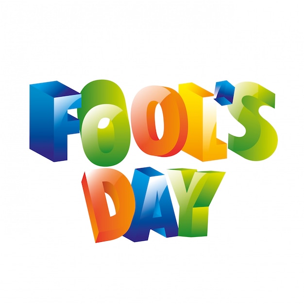Dwazen dag pictogram Gratis Vector