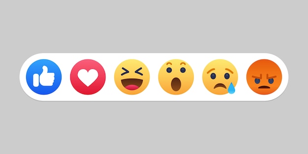 facebook emoji vector