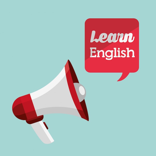 Engels ontwerp leren Gratis Vector