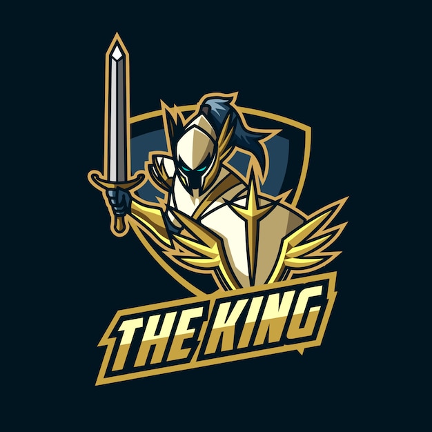 Esports knight-logo | Premium Vector