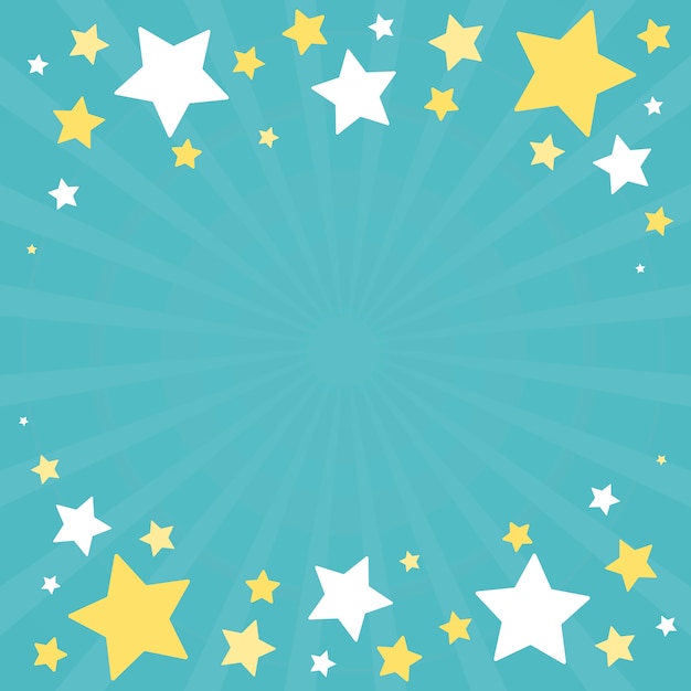 Feestelijke sterren achtergrondontwerpvector Gratis Vector