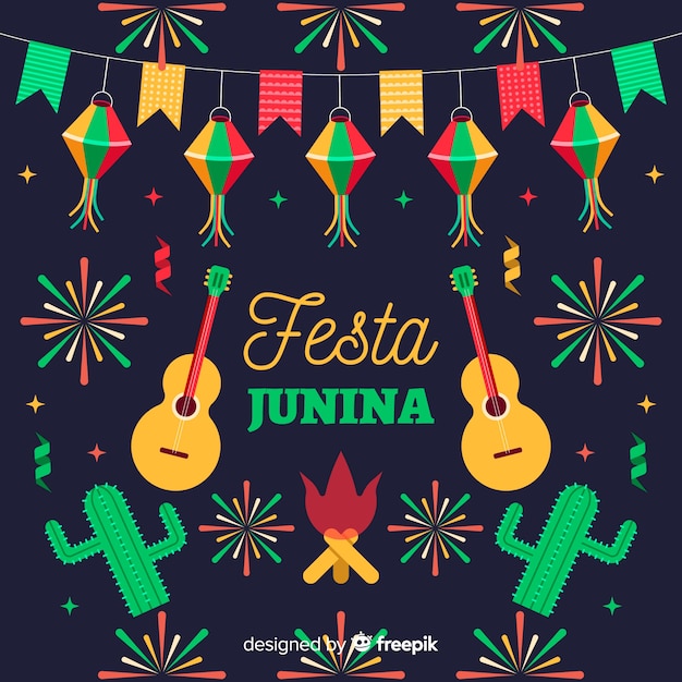 Festa junina Gratis Vector