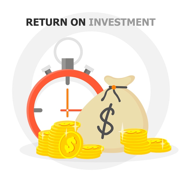 Financiële prestaties, statistisch rapport, verhoging van de bedrijfsproductiviteit, beleggingsfonds, rendement van investeringen, consolidatie van financiën, budgetplanning, concept van inkomensgroei, vector flat icon Premium Vector