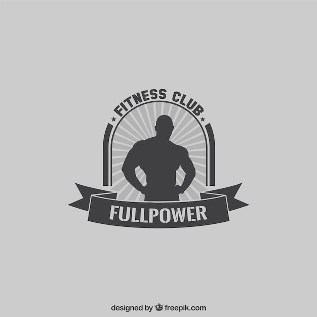 Fitness club logo | Premium Vector