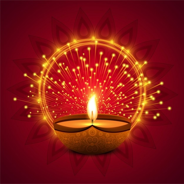 Gelukkige Diwali Achtergrond | Gratis Vector