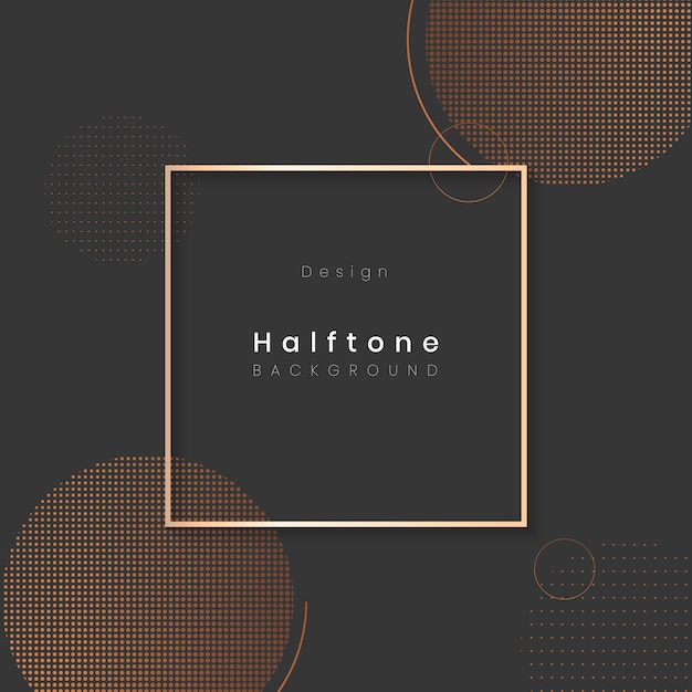 Gouden frame achtergrond Gratis Vector