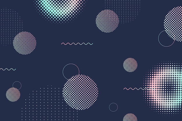 Halftone gradient achtergrond Gratis Vector