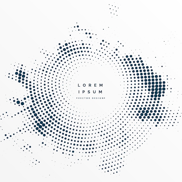 Halftone textuurframe met tekstruimte Gratis Vector