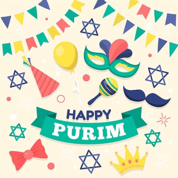 Happy purim day carnaval | Gratis