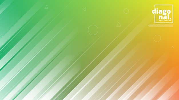 Horizontale banners met abstracte achtergrond en diagonale lijnvormen. Premium Vector