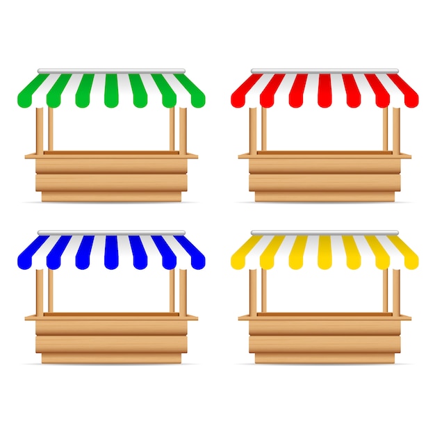 marktkraam parasol