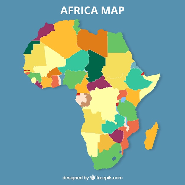 Plaatje Kaart Afrika