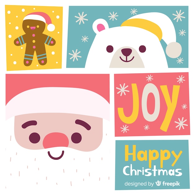 Kerst achtergrond | Gratis Vector