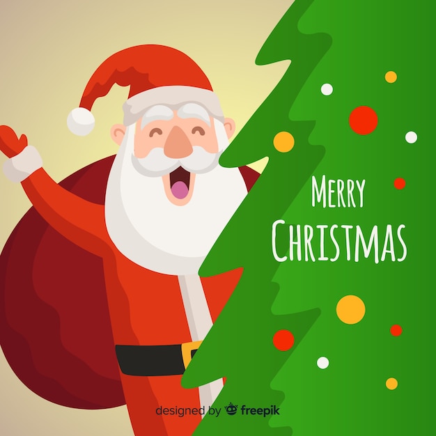 Kerst achtergrond | Gratis Vector