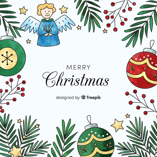 Kerst achtergrond | Gratis Vector