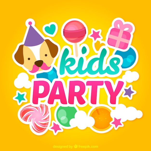 Kids party | Gratis Vector