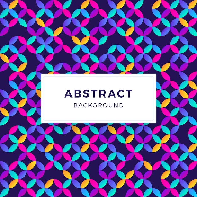 Kleurrijke abstracte achtergrond met geometrische geometrische vormen Gratis Vector